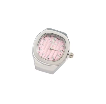 mini quartz adjustable time watch ring